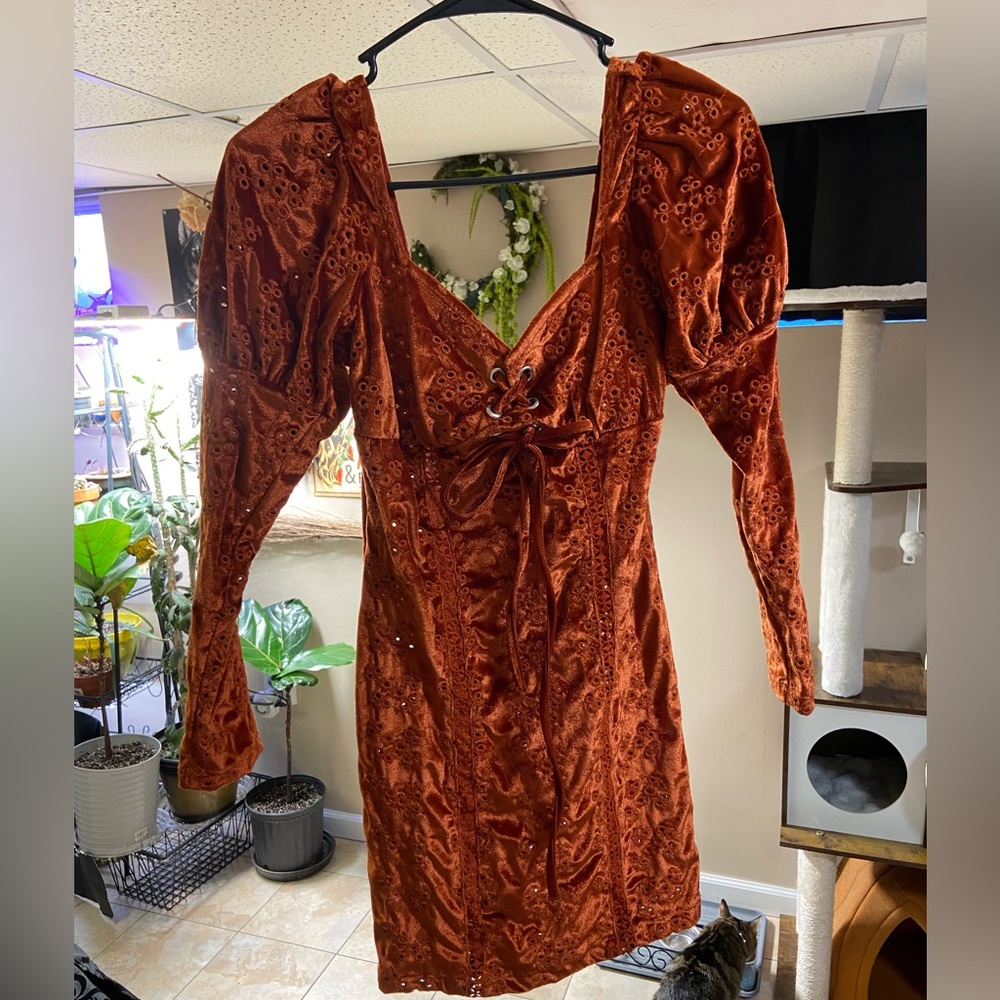 Asos velvet dress